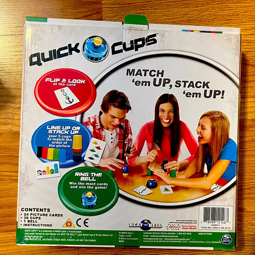 Quick cups game